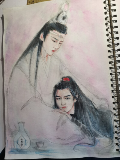 博叽战羡，水彩画