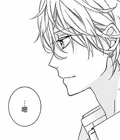 出自漫画 《恋上我的同班同学》作者：美麻りん 黑白 漫画 二次元 截图 人物 头像 壁纸 封面 插画 少女 少年 少女漫 恋爱 爱情 唯美 可爱 截图by 荒年信