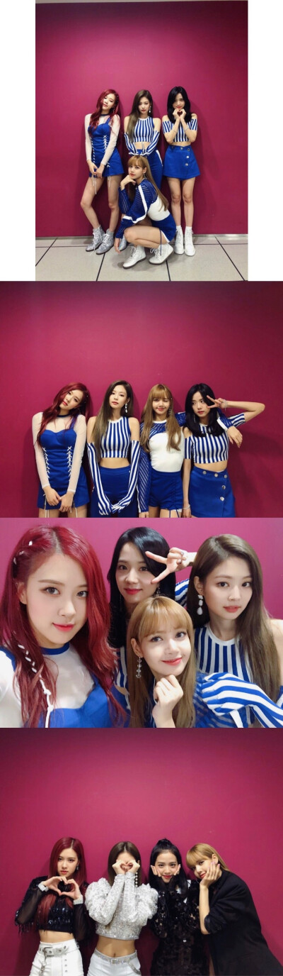 blackpink Lisa jisoo jennie rosé 舞台造型