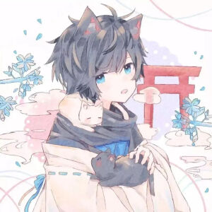 超甜二次元情侣头像