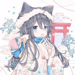 超甜二次元情侣头像