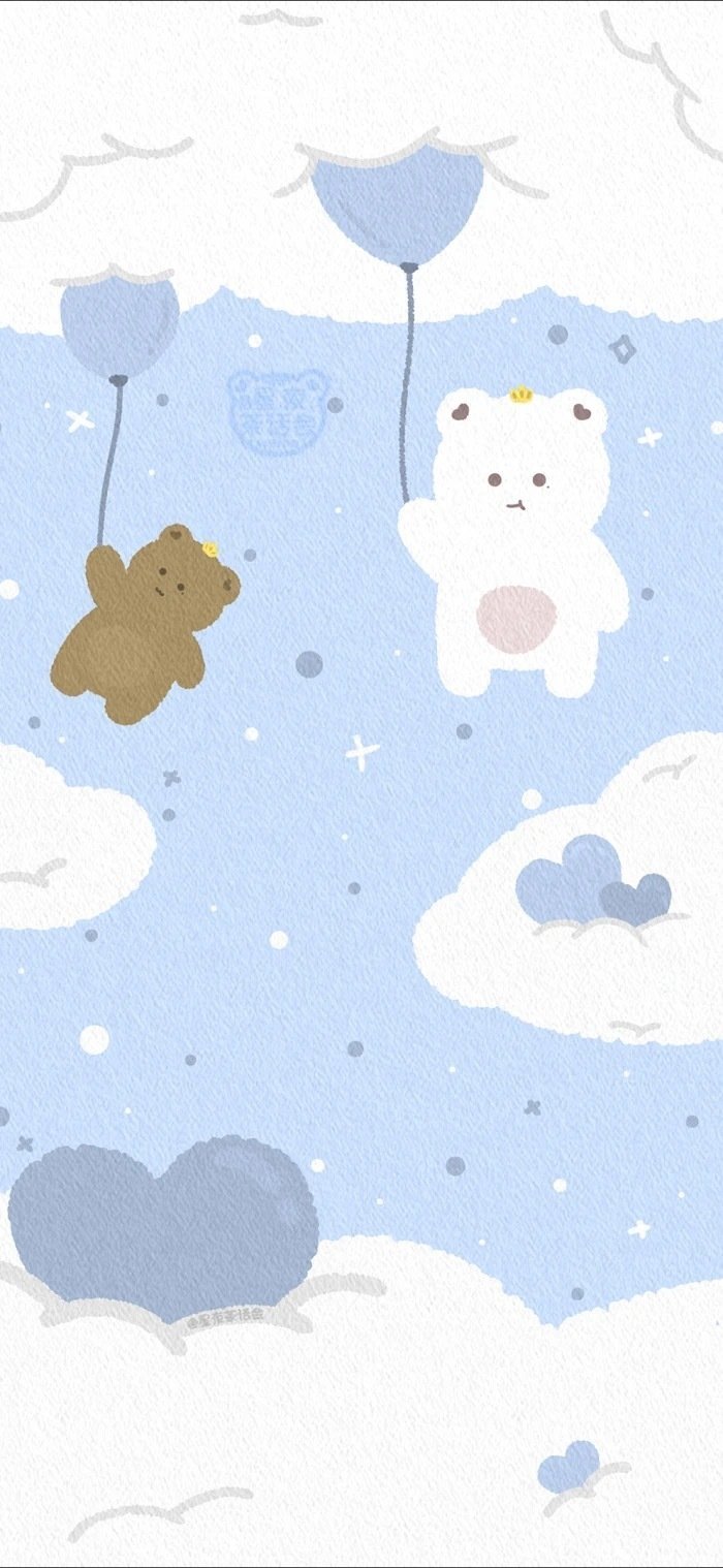 可爱手绘壁纸 太可爱了叭 用它 ！！
cr.星夜茶话会 ​​​