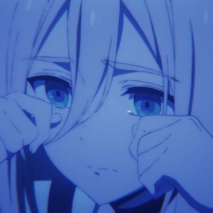 动漫头像 女头 可爱 难过 落泪