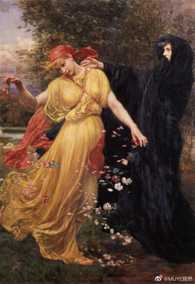 英国拉斐尔前派画家Valentine Cameron Prinsep（1838-1904）的画，沃茨是他的启蒙老师。