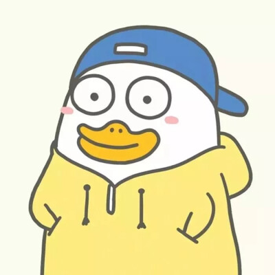 闺蜜头像 宿舍头像 四人头像 卡通 可爱 手绘 小刘鸭