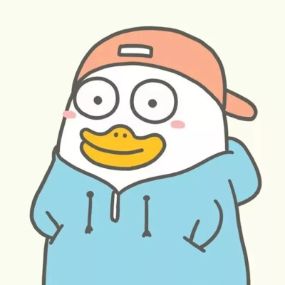 闺蜜头像 宿舍头像 四人头像 卡通 可爱 手绘 小刘鸭