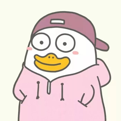 闺蜜头像 宿舍头像 四人头像 卡通 可爱 手绘 小刘鸭