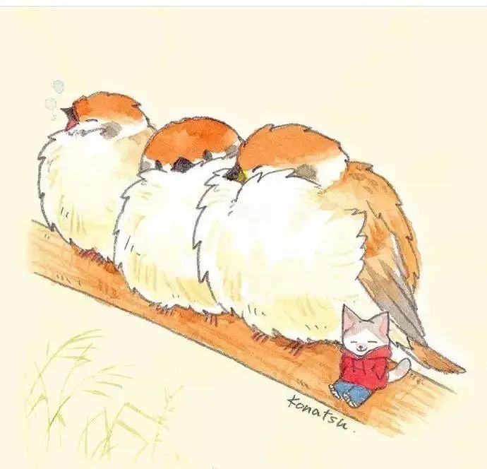 水彩插画&简笔画&手账 |
画师：konatsu_tunacan
Biu~