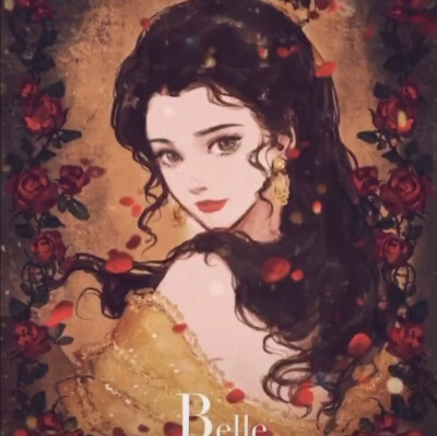 童话之城若有梦，人人皆为造梦家。
迪士尼公主系列
（转自画师Asenimo，侵权致歉删）