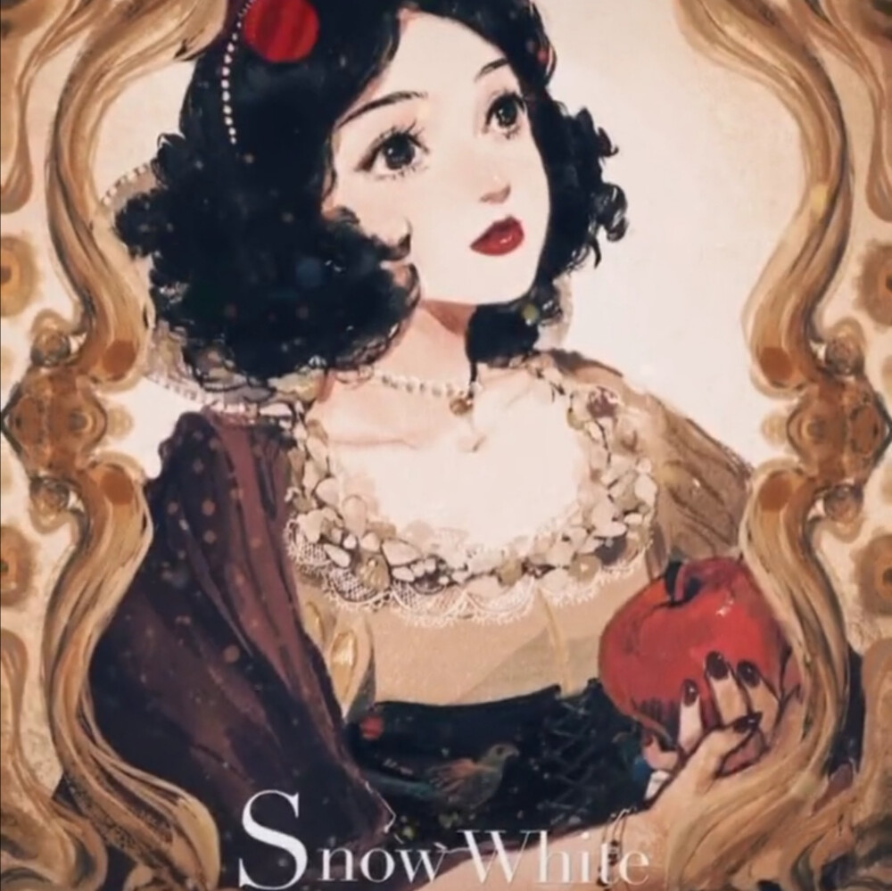 童话之城若有梦，人人皆为造梦家。
迪士尼公主系列
（转自画师Asenimo，侵权致歉删）