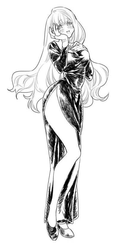 # 중력 线稿 ​​​​ 