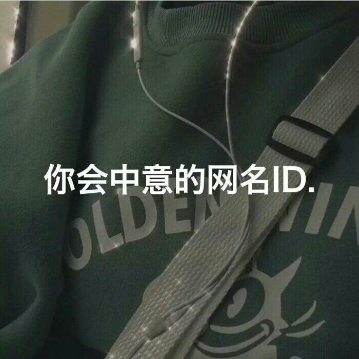 你中意的网名ID