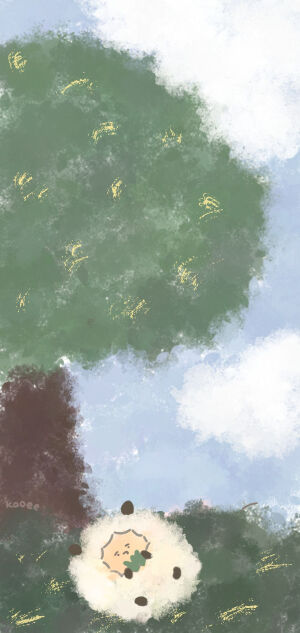 手绘壁纸（取自右友）