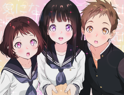 冰菓 手机壁纸 高清 插画 画师 搬运 超高清 原画质自截头像 。搬运者堆糖-撞南墙画师mery