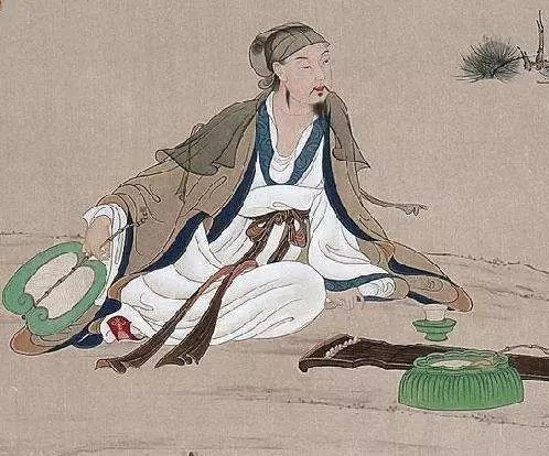 古代书生高士图