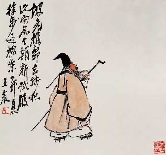 古代书生高士图