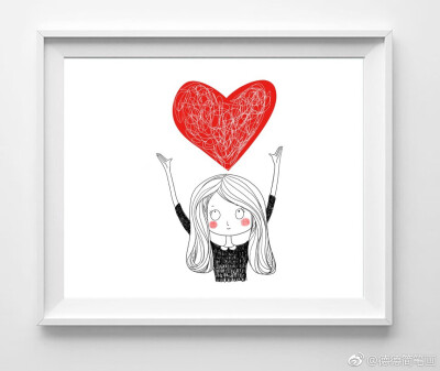 小女孩系列简笔画