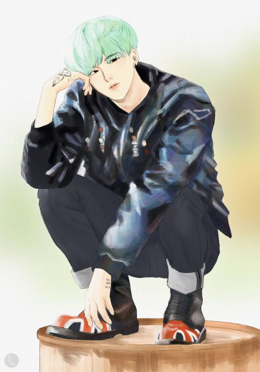 闵玧其手绘, 搜图不易,留图请点赞,专辑内所有图片均有才阿米所绘,我