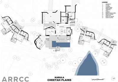 Cheetah Plains野地别墅，南非 / ARRCC
在看似对立的事物中创造出令人意想不到的特殊美感