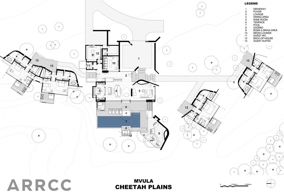 Cheetah Plains野地别墅，南非 / ARRCC
在看似对立的事物中创造出令人意想不到的特殊美感