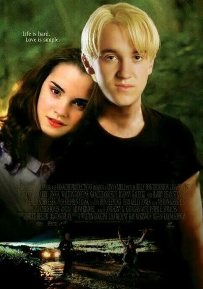 哈利波特 德赫 汤艾
Hermione Granger, Emma Watson; Draco Malfoy, Tom Felton