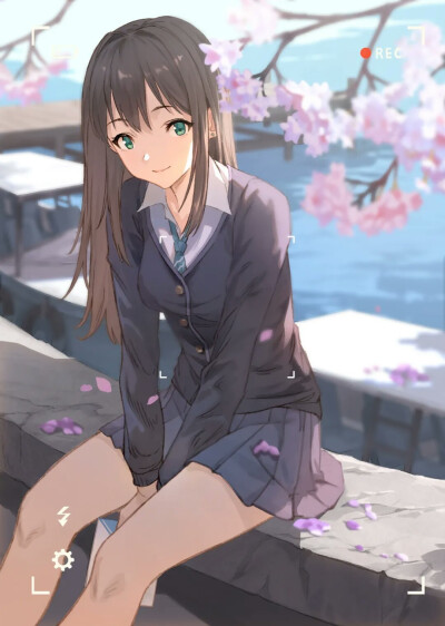 樱花树下