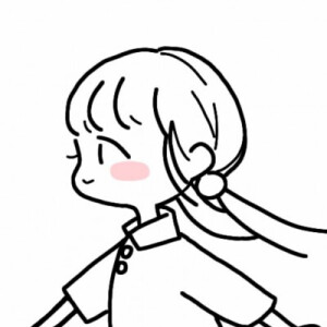 简笔画女孩
