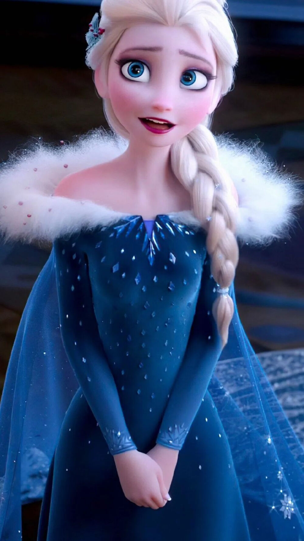 《Frozen：雪宝的冰雪大冒险》Elsa 壁纸