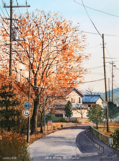 水彩风景