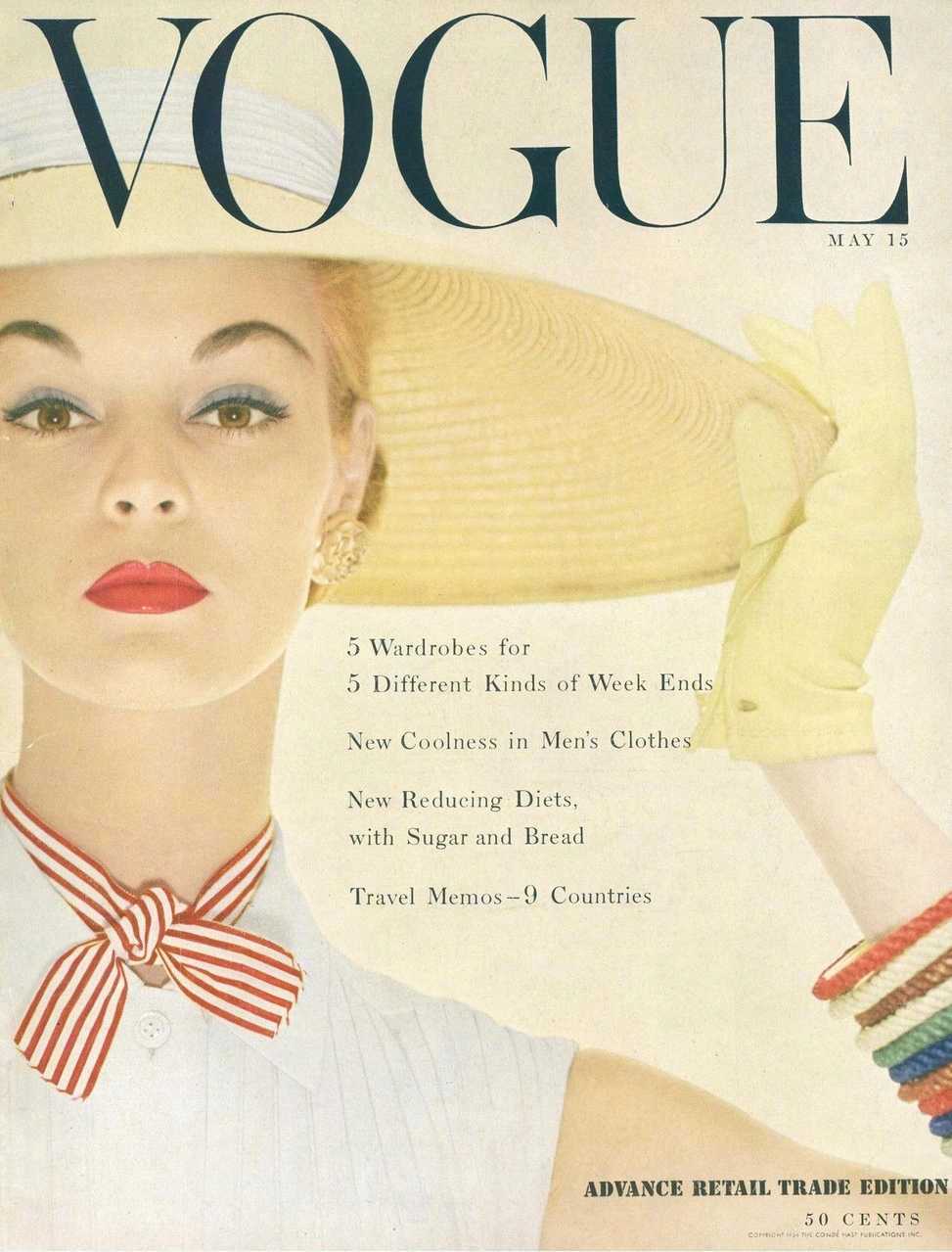 50年代《Vogue》杂志封面