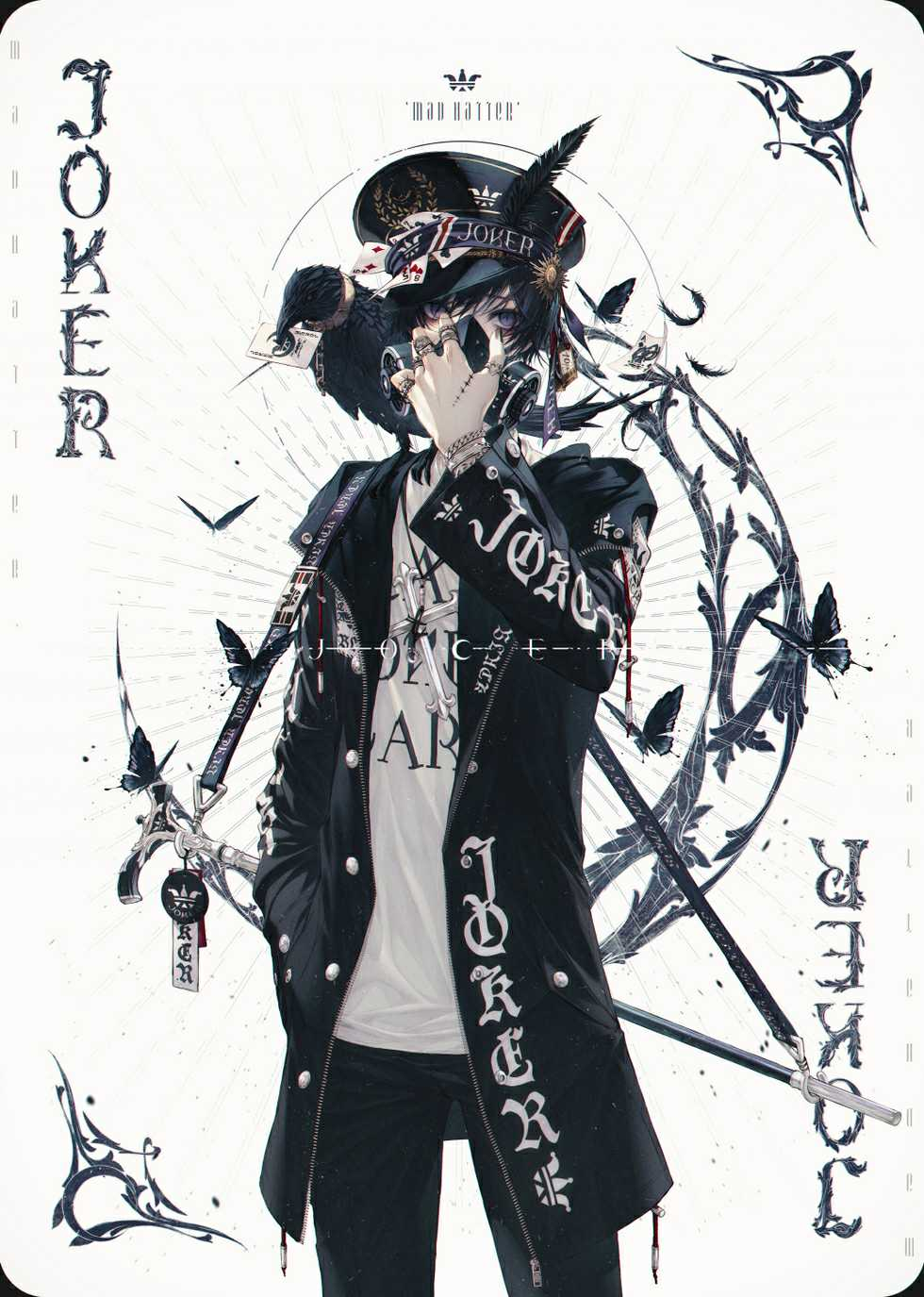 动漫 壁纸 扑克牌 joker 大小王