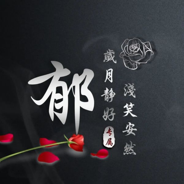 文字
高品质姓氏头像