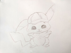 马行彩铅皮卡丘