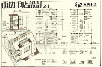 建筑专业：书店类型快题设计方案