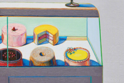 美国画家 Wayne Thiebaud 绘画作品