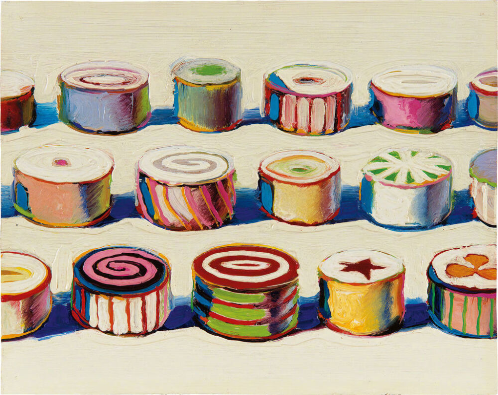 美国画家 Wayne Thiebaud 绘画作品