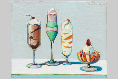 美国画家 Wayne Thiebaud 绘画作品