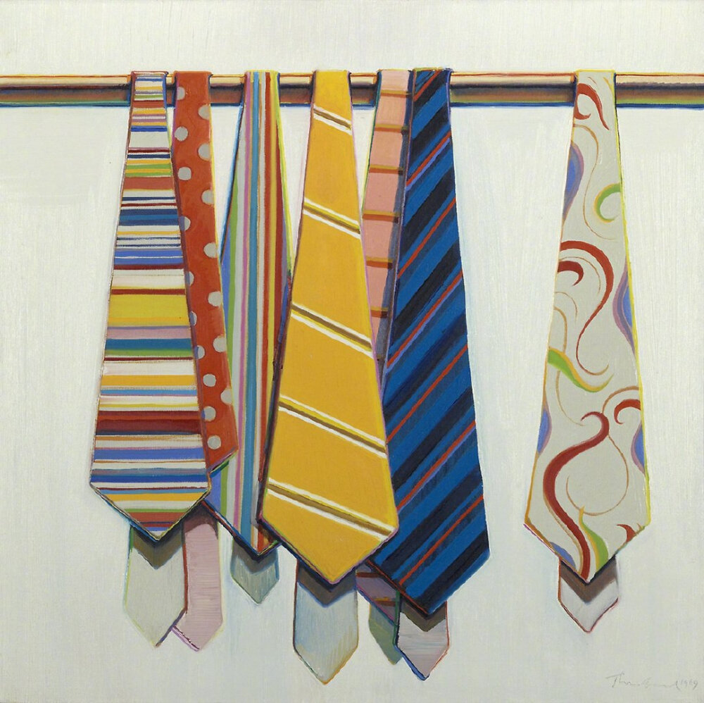 美国画家 Wayne Thiebaud 绘画作品