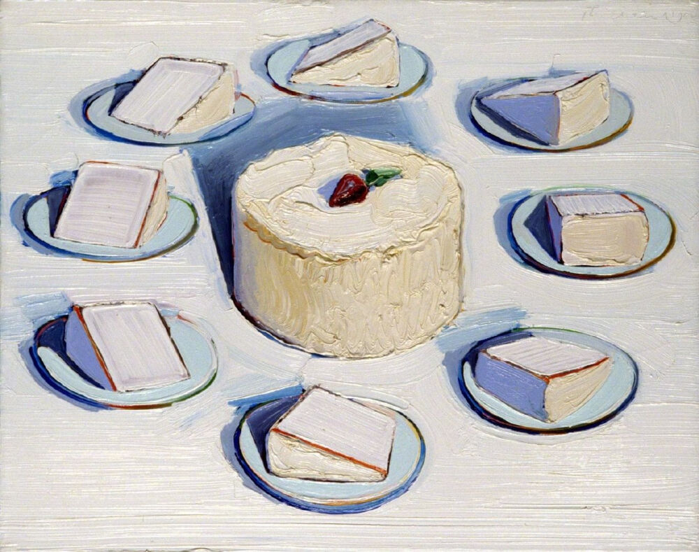 美国画家 Wayne Thiebaud 绘画作品