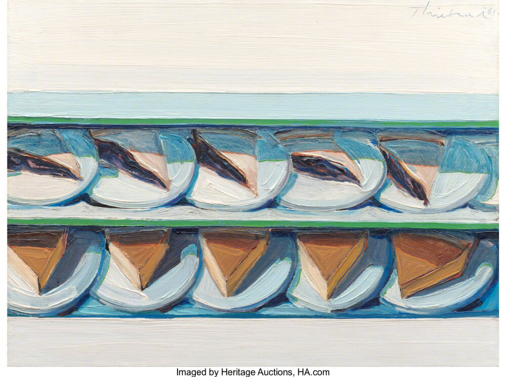 美国画家 Wayne Thiebaud 绘画作品 ​​​