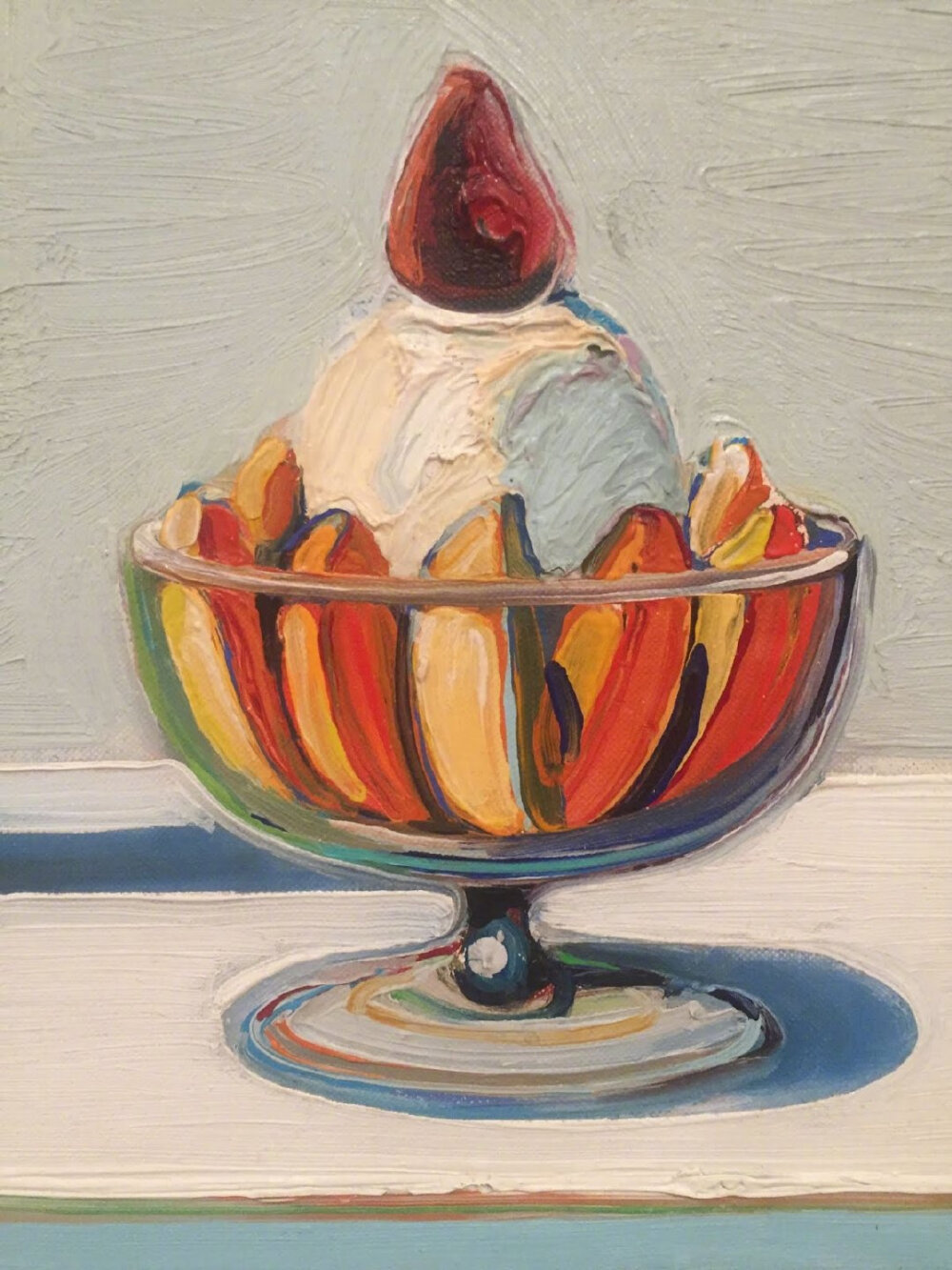 美国画家 Wayne Thiebaud 绘画作品 ​​​