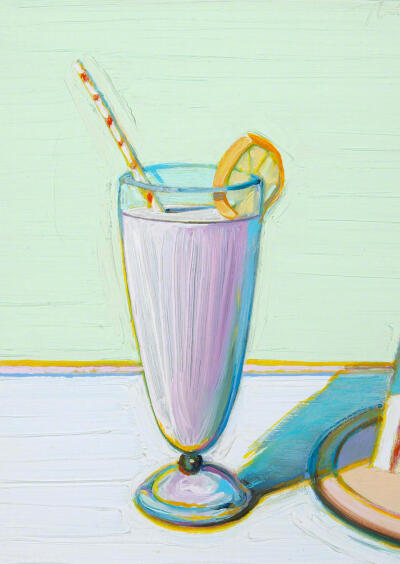 美国画家 Wayne Thiebaud 绘画作品 ​​​