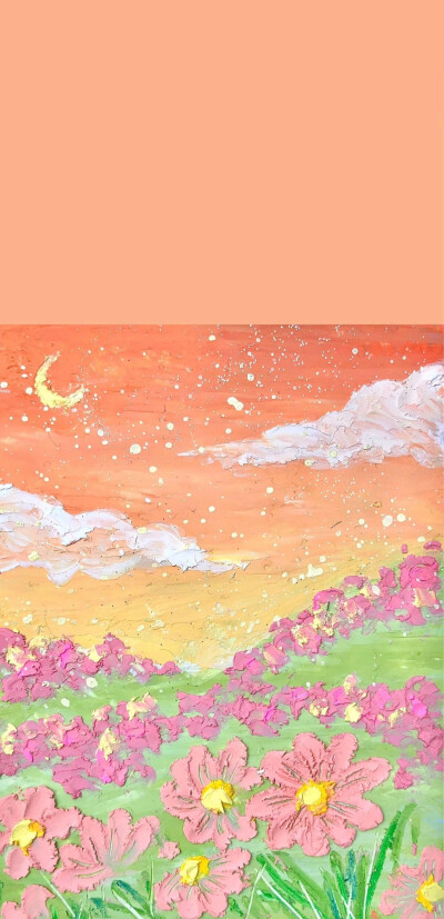 水彩＿想在夏天和你一起看这个五彩缤纷的世界.