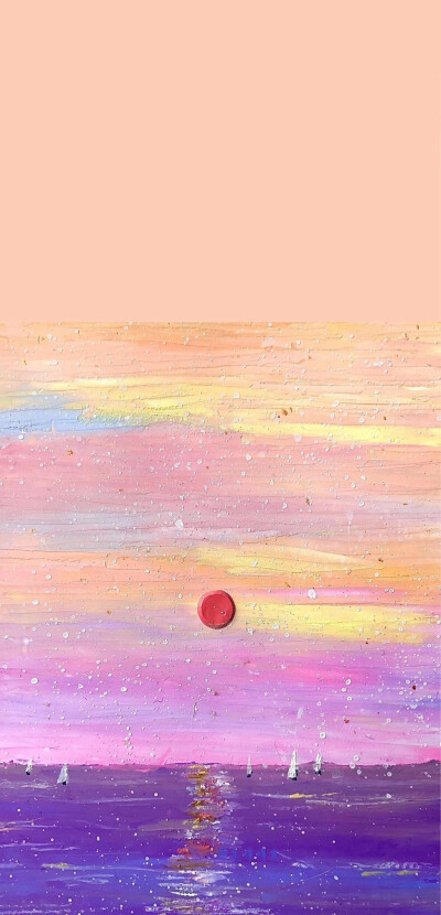 水彩＿想在夏天和你一起看这个五彩缤纷的世界.