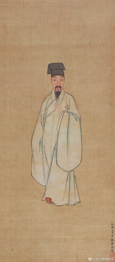 曾鲸所绘《张卿子画像》
张卿子（1589年-1668年），生于万历卒于康熙，画像绘制于天启二年（1622年）33岁时，穿着的道袍是江南早已流行的大袖款式。从同为浙江人的余永麟所记民谣来看，江南地区大约在万历後期就出现…