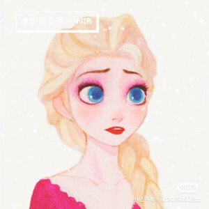 冰雪奇缘水彩画壁纸