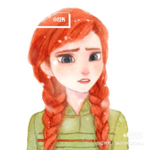 冰雪奇缘水彩画壁纸