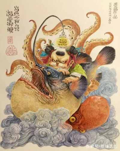 微博：无敌绘画小能手渣熊