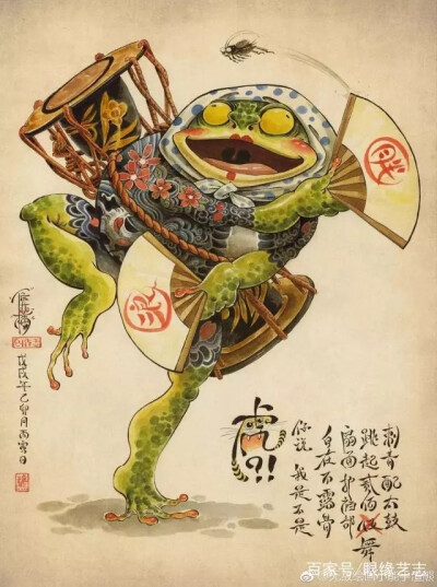 微博：无敌绘画小能手渣熊