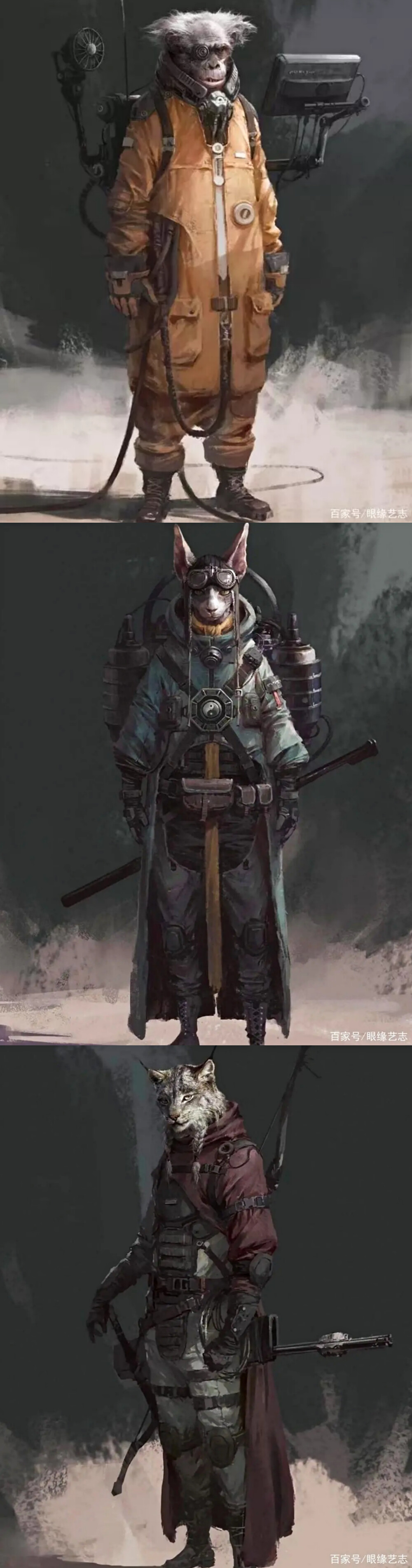 拟人，废土，武侠
来自Samurai_concept